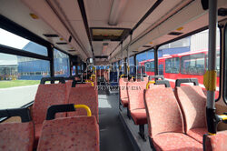 Prezentacja odrestaurowanych autobusów Scania w Krakowie