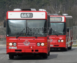 Prezentacja odrestaurowanych autobusów Scania w Krakowie