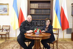 Przewodniczący Rady Najwyższej Ukrainy Rusłan Stefańczuk w Warszawie