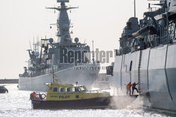 Okręty natowskich sił szybkiego reagowania SNMG1 w Gdyni