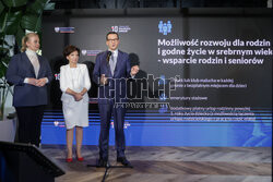 Konferencja  z udzialem premiera Mateusza Morawieckiego w Radości