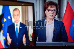 Orędzie telewizyjne marszałek Sejmu Elżbiety Witek