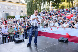 Wiec Donalda Tuska w Skarżysku-Kamiennej