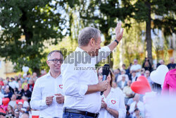 Wiec Donalda Tuska w Skarżysku-Kamiennej