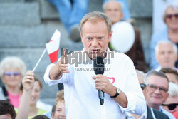 Wiec Donalda Tuska w Skarżysku-Kamiennej