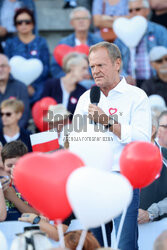 Wiec Donalda Tuska w Skarżysku-Kamiennej