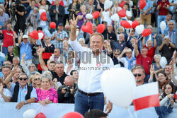 Wiec Donalda Tuska w Skarżysku-Kamiennej