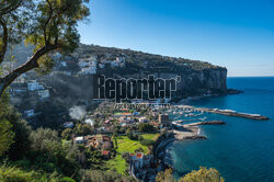 Wybrzeze Amalfi we Włoszech