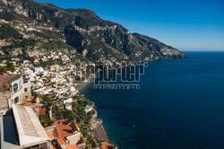 Wybrzeze Amalfi we Włoszech