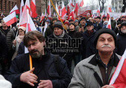 Protest Wolnych Polaków przed Trybunałem Konstytucyjnym