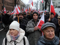 Protest Wolnych Polaków przed Trybunałem Konstytucyjnym