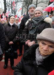 Protest Wolnych Polaków przed Trybunałem Konstytucyjnym