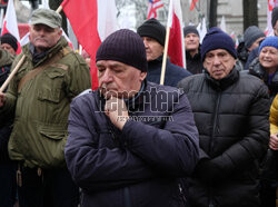 Protest Wolnych Polaków przed Trybunałem Konstytucyjnym