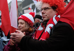 Protest Wolnych Polaków przed Trybunałem Konstytucyjnym