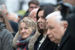 Jarosław Kaczyński na odsłonięciu tablicy Lecha Kaczyńskiego w IPN w Gdańsku