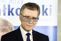 Konferencja prasowa KWW Czesława Jerzego Małkowskiego w Olsztynie