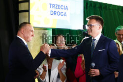 Wieczór wyborczy Trzeciej Drogi