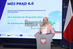 Konferencja ministry klimatu nt programu "Mój prąd"