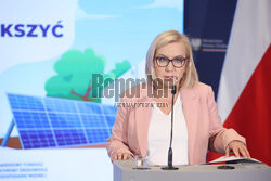 Konferencja ministry klimatu nt programu "Mój prąd"