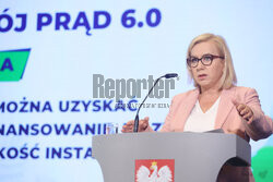 Konferencja ministry klimatu nt programu "Mój prąd"