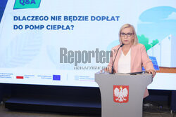 Konferencja ministry klimatu nt programu "Mój prąd"