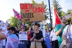 Demonstracja "Aborcja! Tak!" przed Sejmem