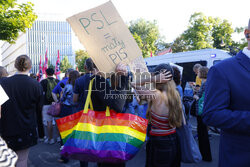 Demonstracja "Aborcja! Tak!" przed Sejmem