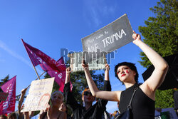 Demonstracja "Aborcja! Tak!" przed Sejmem