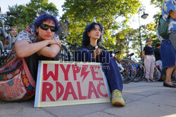 Demonstracja "Aborcja! Tak!" przed Sejmem