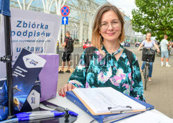 Paulina Matysiak zbiera podpisy dla TakDlaCPK