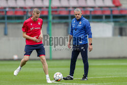 Oficjalny trening i konferencja przed IV rundą eliminacji do Ligi Konferencji. Wisla Krakow - Cercle Brugge