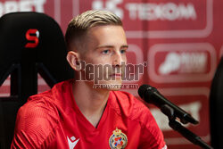 Oficjalny trening i konferencja przed IV rundą eliminacji do Ligi Konferencji. Wisla Krakow - Cercle Brugge