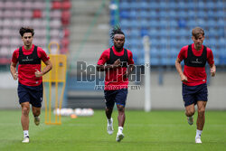 Oficjalny trening i konferencja przed IV rundą eliminacji do Ligi Konferencji. Wisla Krakow - Cercle Brugge