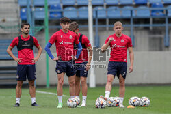 Oficjalny trening i konferencja przed IV rundą eliminacji do Ligi Konferencji. Wisla Krakow - Cercle Brugge