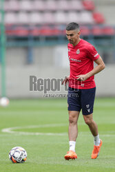 Oficjalny trening i konferencja przed IV rundą eliminacji do Ligi Konferencji. Wisla Krakow - Cercle Brugge