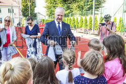 Briefing prasowy "Bezpieczna droga do szkoły"  w Olsztynie