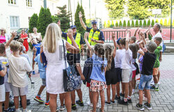 Briefing prasowy "Bezpieczna droga do szkoły"  w Olsztynie