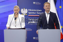 Wspólna konferencja Ministry Edukacji i Ministra Sportu