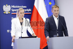 Wspólna konferencja Ministry Edukacji i Ministra Sportu