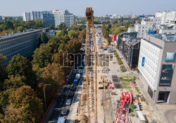 Budowa linii tramwajowych w Warszawie