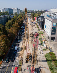 Budowa linii tramwajowych w Warszawie