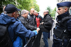 Protest górników w Warszawie