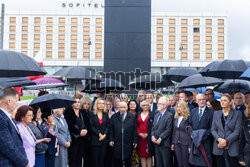 Konferencja Jarosława Kaczyńskiego na Placu Piłsudskiego