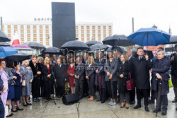 Konferencja Jarosława Kaczyńskiego na Placu Piłsudskiego