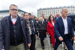 Konferencja Jarosława Kaczyńskiego na Placu Piłsudskiego