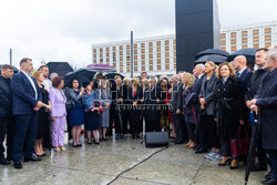 Konferencja Jarosława Kaczyńskiego na Placu Piłsudskiego