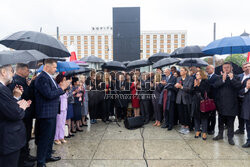 Konferencja Jarosława Kaczyńskiego na Placu Piłsudskiego