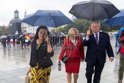 Konferencja Jarosława Kaczyńskiego na Placu Piłsudskiego