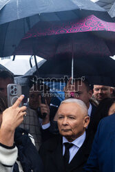 Konferencja Jarosława Kaczyńskiego na Placu Piłsudskiego