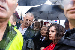 Konferencja Jarosława Kaczyńskiego na Placu Piłsudskiego